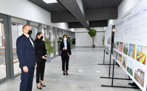 Prezident və birinci xanım Tədris və Xidmət Kompleksinin açılışında iştirak ediblər