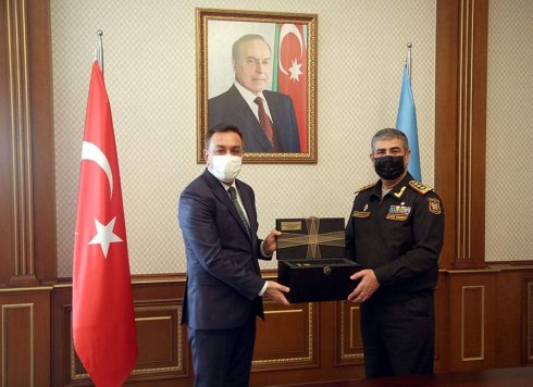 Zakir Həsənov Türkiyənin milli müdafiə nazirinin müavini ilə görüşüb
