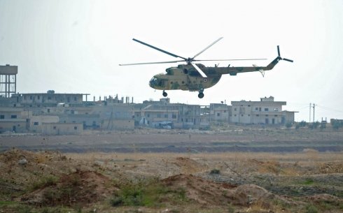 Suriyanın hərbi helikopteri qəzaya uğrayıb, 4 hərbçi yaralanıb