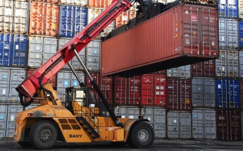 Belçikada Rusiyaya gedəcək 1,5 min yük konteyneri saxlanılıb