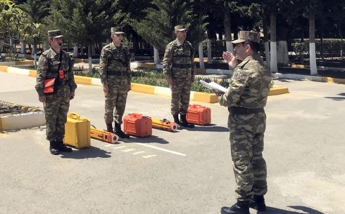 Azərbaycan Ordusunun topoqraflarının döyüş hazırlığı yoxlanılıb
