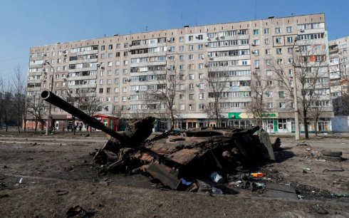 Ukrayna Baş Qərargahı: "Son sutkada Rusiyanın 10 tankı məhv edilib